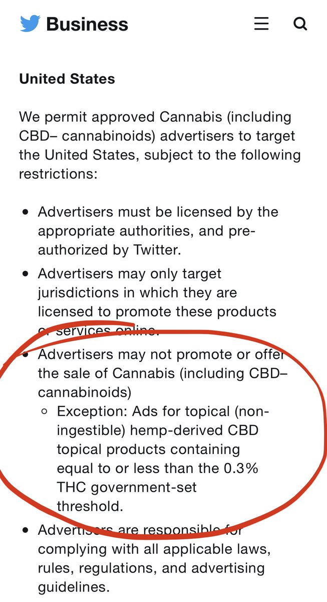 RobbinsGroupLLC's tweet image. I would love to begin celebrating with everyone else about the easing of advertising restrictions on Twitter—but then there’s this.

Easing is good; it is real progress. But there appear to be major limits to this👇🏽
