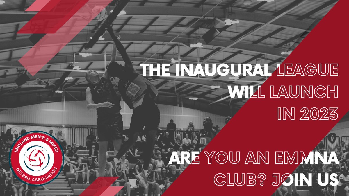 EnglandMMNA's tweet photo. 📢EMMNA are launching a League for Men's and Mixed Netball teams.

👉If you are an EMMNA club, register your interest here: https://t.co/CCuepGQnYr

🗺️North &amp; South League setup to minimise travelling with a Finals event

📺Live Stream of games

#netballforall #netball #share https://t.co/PWakJnxLTF