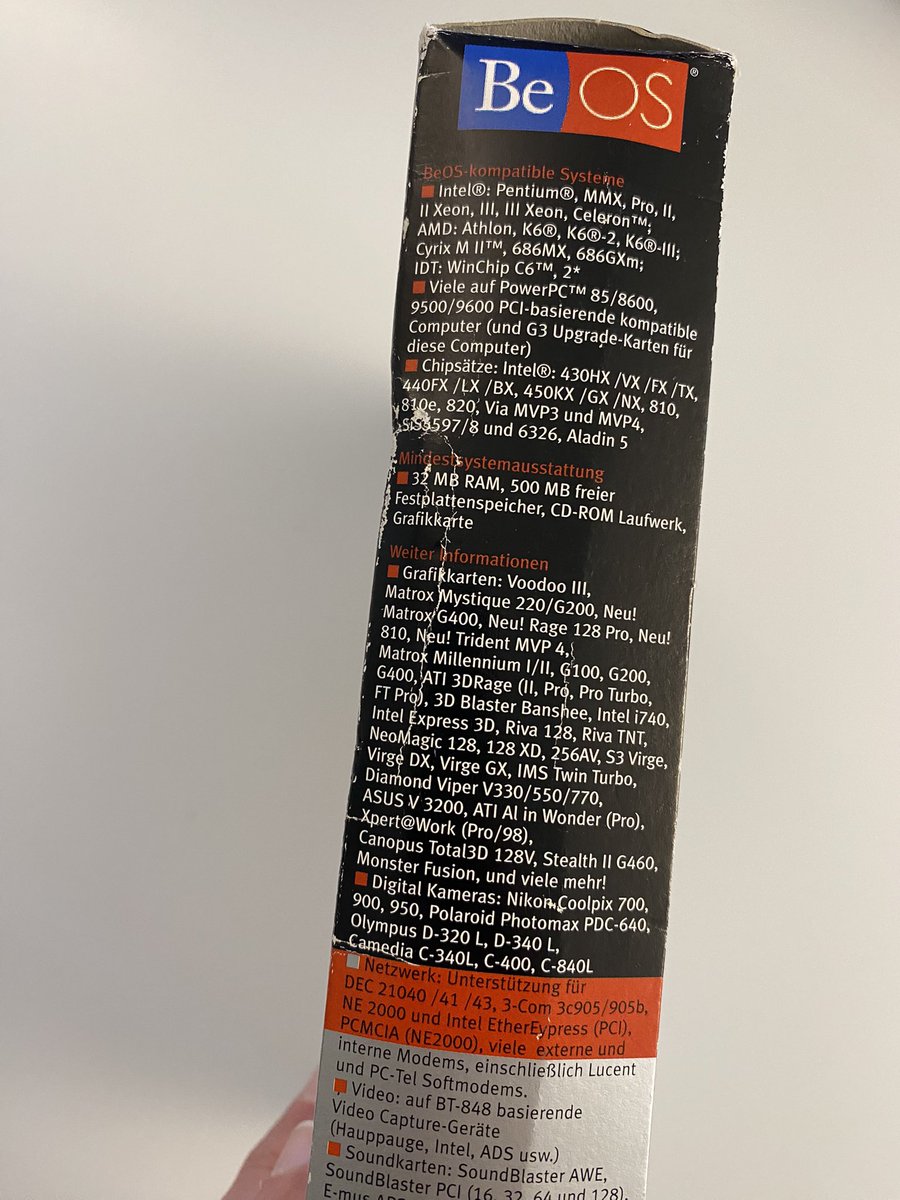 AmigaSwiss's tweet image. Look what I Just found @RetroPanic1 #retro #retrocomputing #beos curious to install it