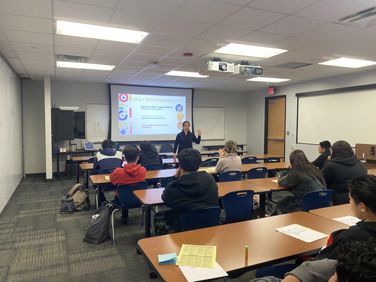 Justin_D_James's tweet photo. A huge shoutout to the marvelous @MISD_ELSupport team for sharing The Why of TELPAS and The TIPS for success with our @MHSLions!!! #LionsAreLearning #MyMISD https://t.co/iZ7NChEMCB