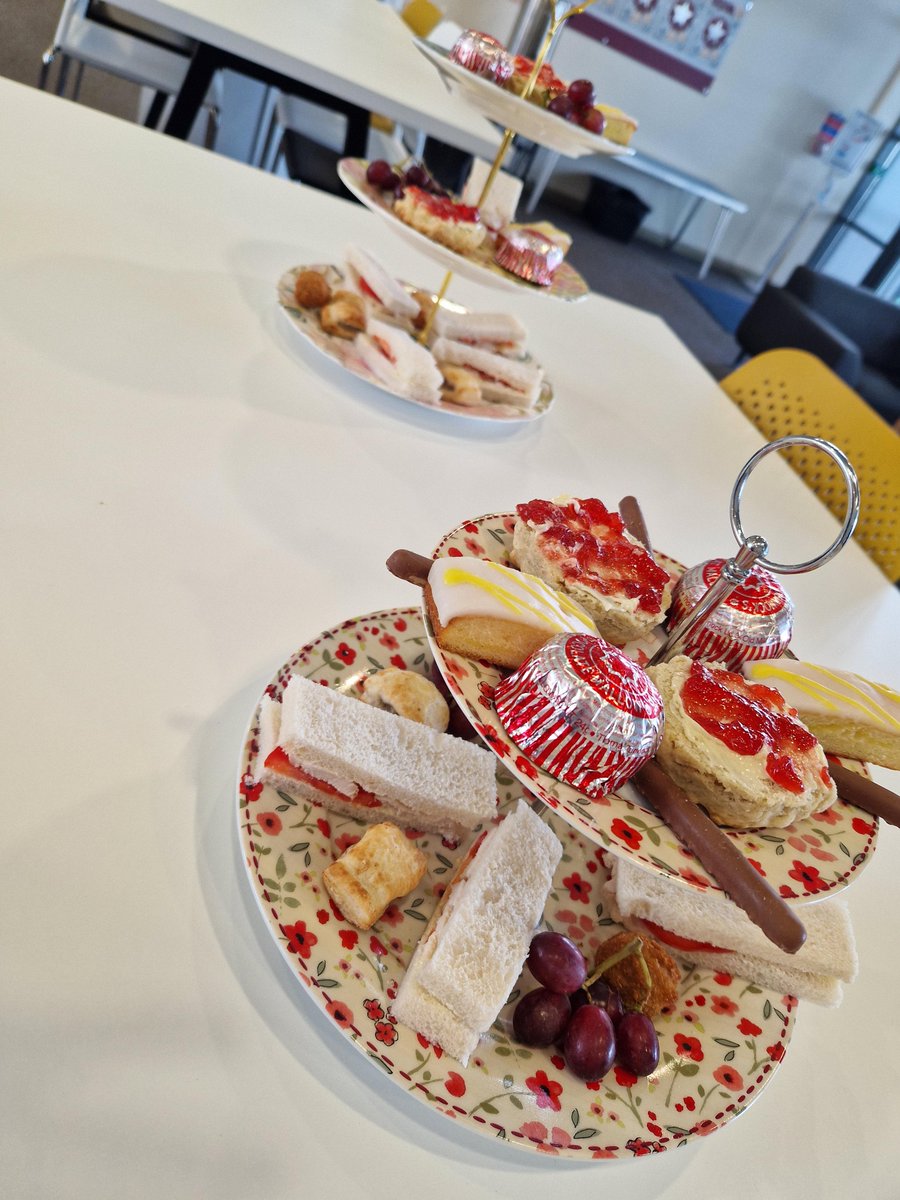 BurnsideCollege's tweet photo. Today our Duke of Edinburgh Silver Award students put on an Afternoon Tea for staff to fundraise for Water Aid. 

As you can see, they did a fantastic job, and so far, we've raised £60! Well done! Keep up the fantastic work. https://t.co/ikYSNox0WE