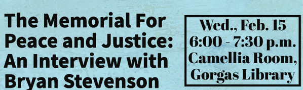 Memory, History and Catastrophe-The Legacy of Lynching: The Memorial for Peace and Justice event is an account of the creation of the Memorial for Peace and Justice in Montgomery, centered around an interview with Bryan Stevenson.  ow.ly/Us7350MT6cC