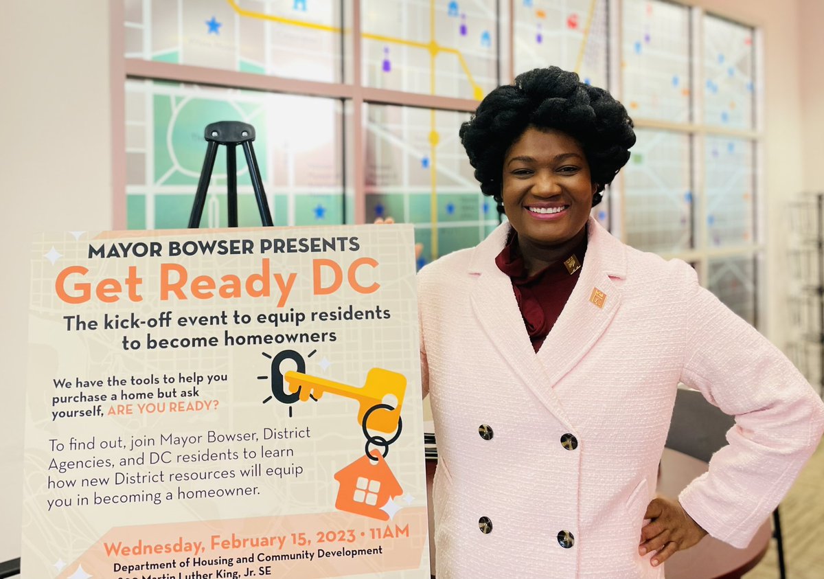 MOCCADC's tweet photo. Today we’re attending @MayorBowser’s #GetReadyDC #BlackHomeownship Workshop.

The kick-off event to equip residents to become homeowners.

📆 Wednesday, Feb 15th
⏰ 11:00 AM
📍1800 Martin Luther King, Jr. SE https://t.co/eA13sdOVVr