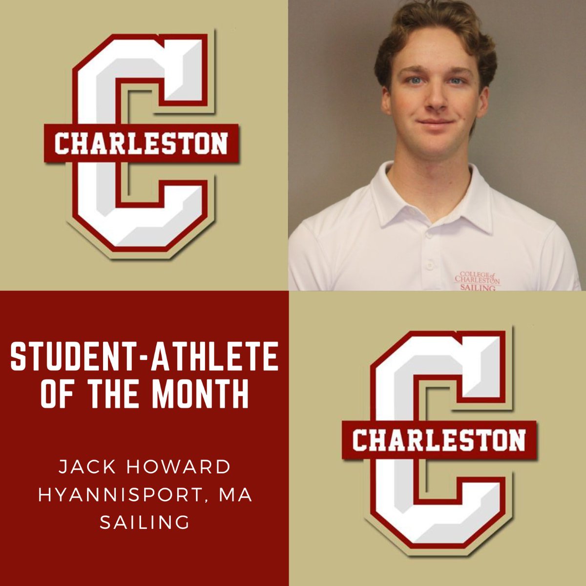The Charleston Edge & SA Academic Services (@cougarsaas) on Twitter photo Congratulations to
<a href="/CofCSoftball/">Charleston Softball</a>
Halle Cannon and
<a href="/CofCSailing/">CofC Sailing</a>
Jack Howard for being named Student-Athletes of the Month! Congratulations to
<a href="/CofCSoftball/">Charleston Softball</a>
Halle Cannon and
<a href="/CofCSailing/">CofC Sailing</a>
Jack Howard for being named Student-Athletes of the Month!