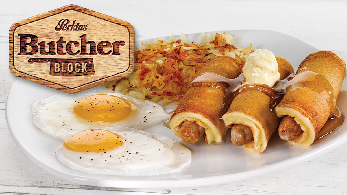 EatAtPerkins's tweet image. Guess who’s back / Back again? #ButcherBlock / Tell a friend! 🥩🥓

Order online or dine in today and try the whole menu!