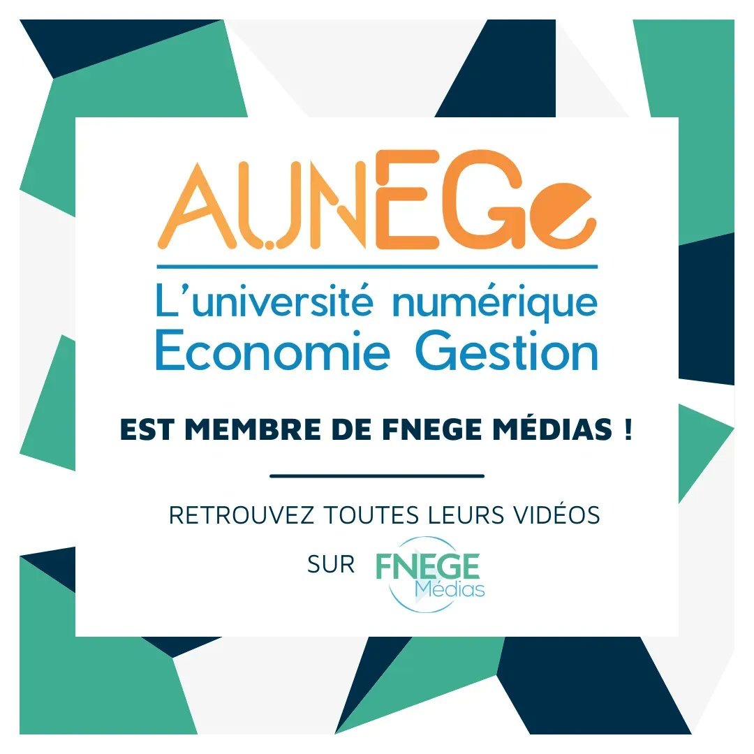 [🤝Nos abonnés] Aujourd'hui nous mettons à l'honneur @Aunege 🎥 Ce sont 21 vidéos de management que l'établissement a réalisé en partenariat avec FNEGE Médias. ➡️ Pour retrouver toutes leurs vidéos : buff.ly/3ObMOo5 #fnegemedias