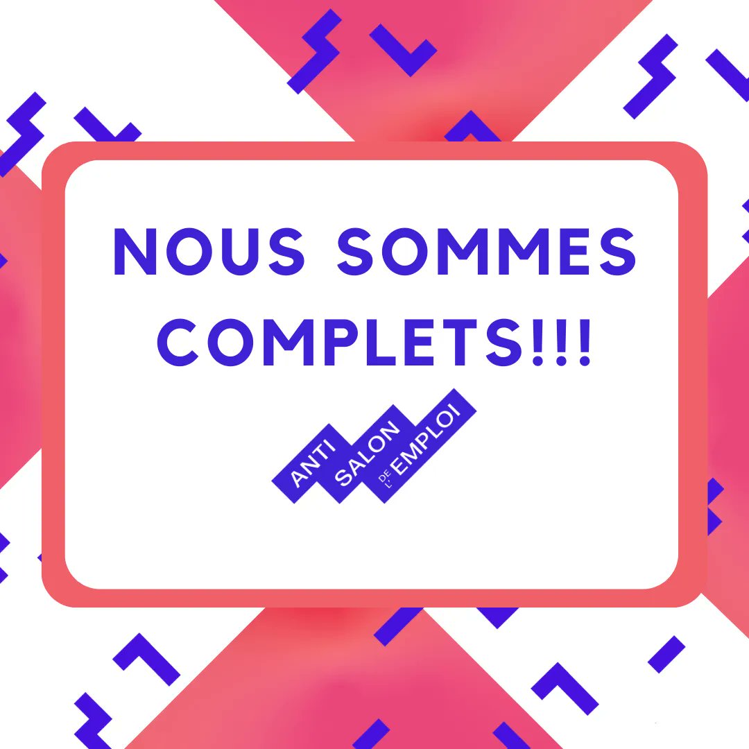 Est-ce qu'on est vraiment SOLD OUT pour l'Antisalon?? 🎉🎉🎉

Oui oui! C'est vrai! Nos plages horaires se sont remplies en un rien de temps. Quelle nouvelle! 🤩

On a trop hâte de vous voir. Ça va être l'événement de l'année! 

À très bientôt ❤️
antisalon.org