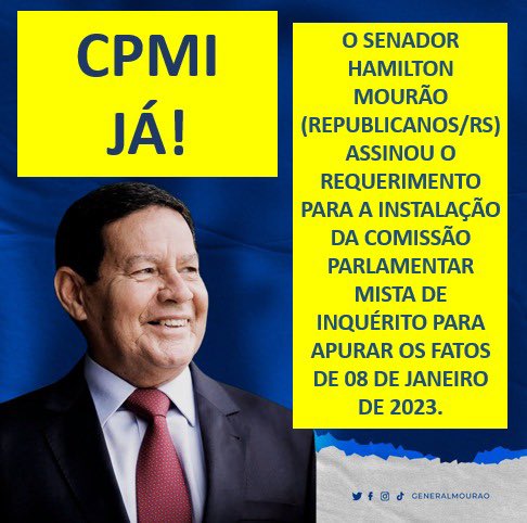 General Hamilton Mourão tweet media