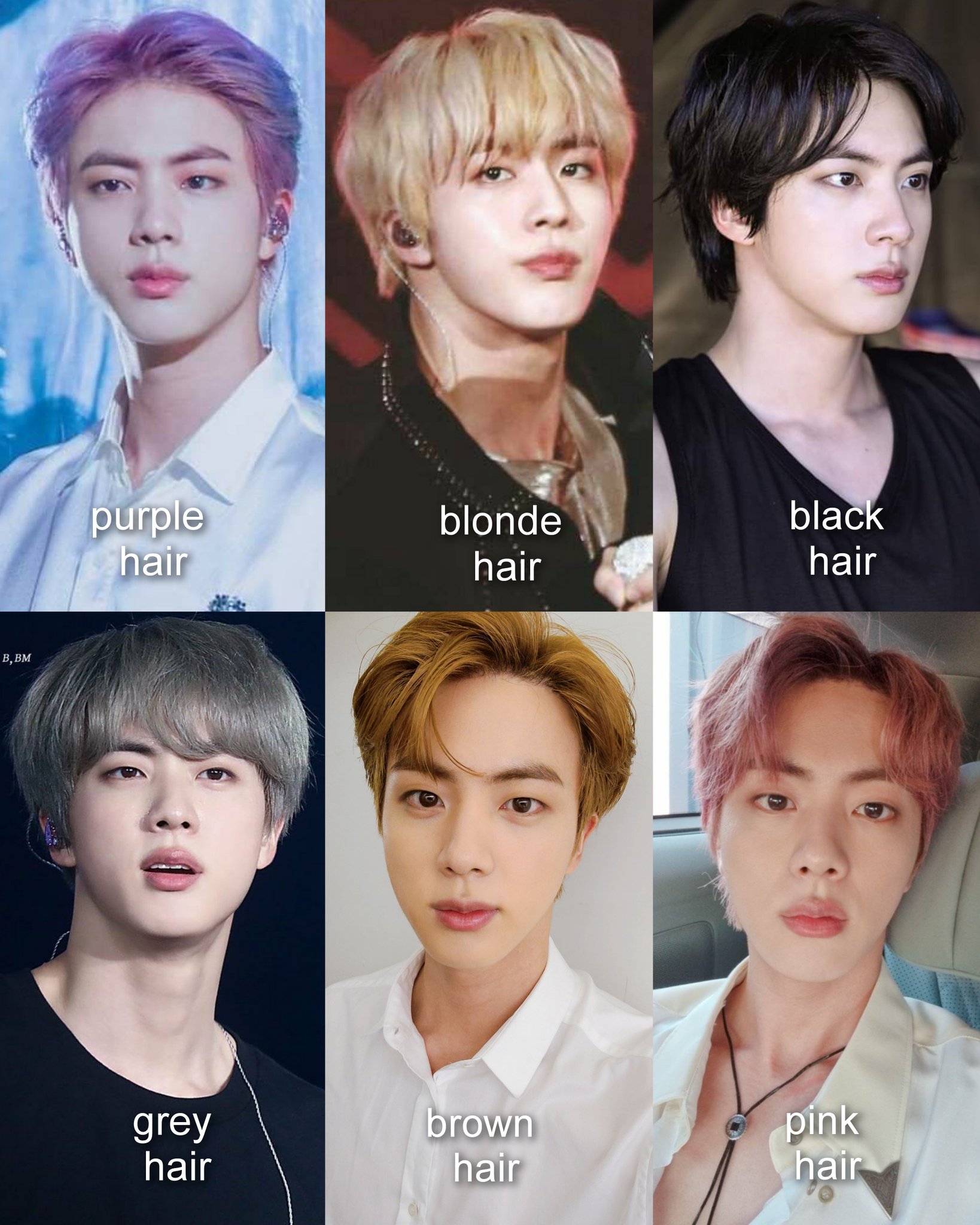 BTS Jin Shared the Behind Story of His Purple Hair and None of Us had  Actually Thought of It Before  YouTube