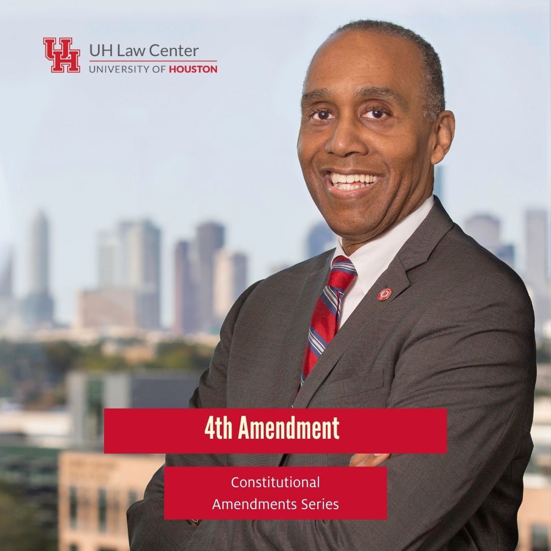 UHLAW's tweet photo. In this episode of the Constitutional Amendment series, Dean Baynes examines the Fourth Amendment, which prohibits unreasonable searches and seizures. https://t.co/zrzO7bbkSY
#constitutional #unreasonablesearch #fourthamendment #searchesandseizures #WeareHoustonLaw #HoustonLaw https://t.co/GCwWUqZOnf