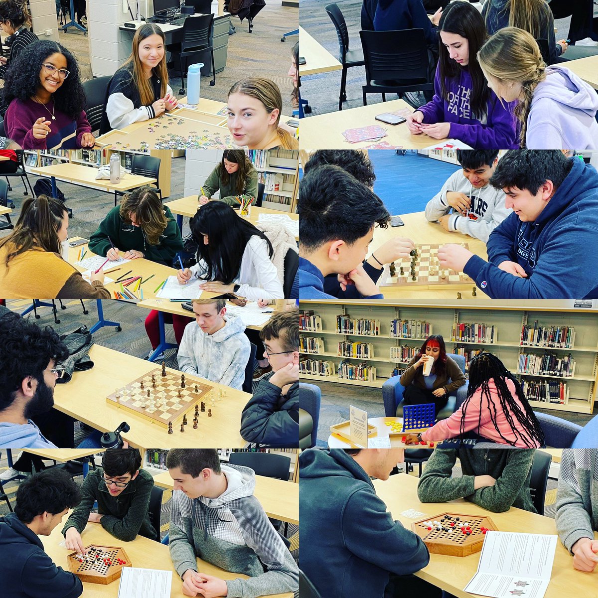 ilibrarian16's tweet photo. Fun day @dgslibrary Games &amp; Fun activities during Jr. &amp; Sr. Access https://t.co/A2pCMPDk1h