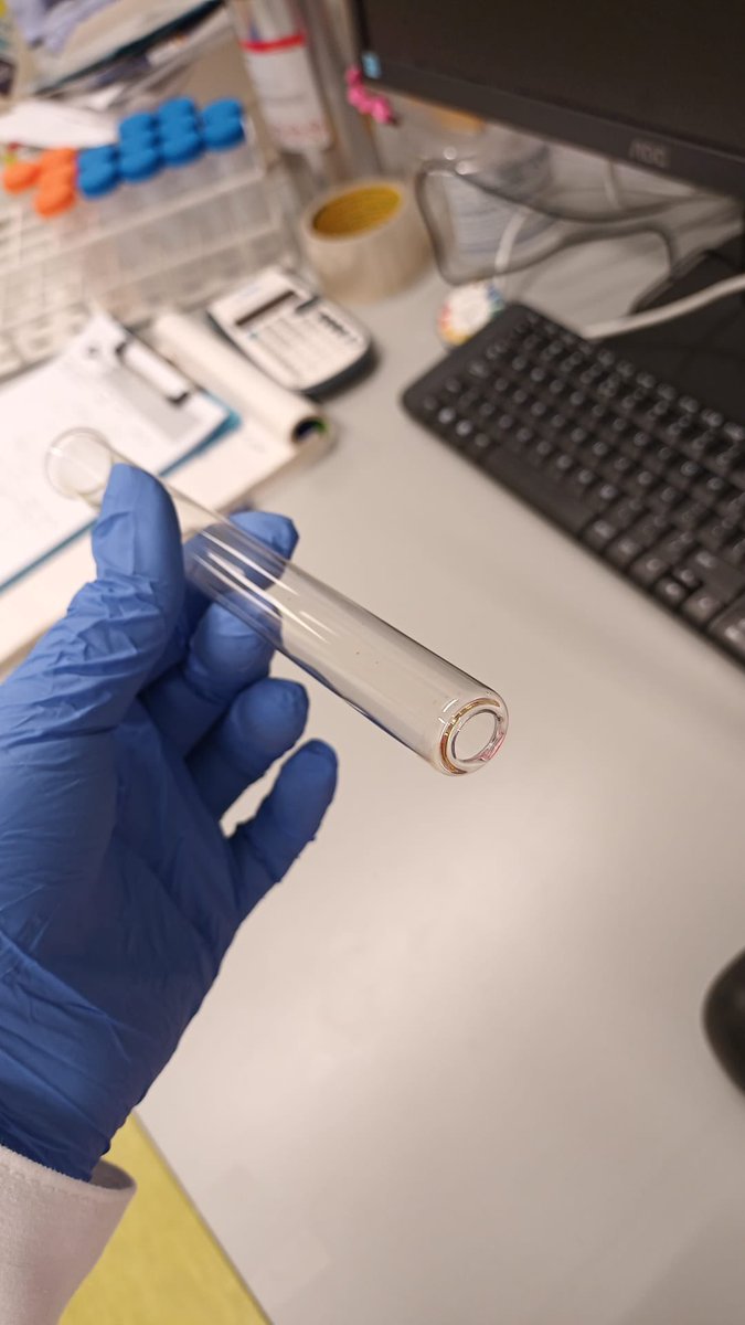 FeringaLab's tweet photo. Vanda found a magic test tube: no matter how long you run your column, you only need one https://t.co/keGJlH4yin