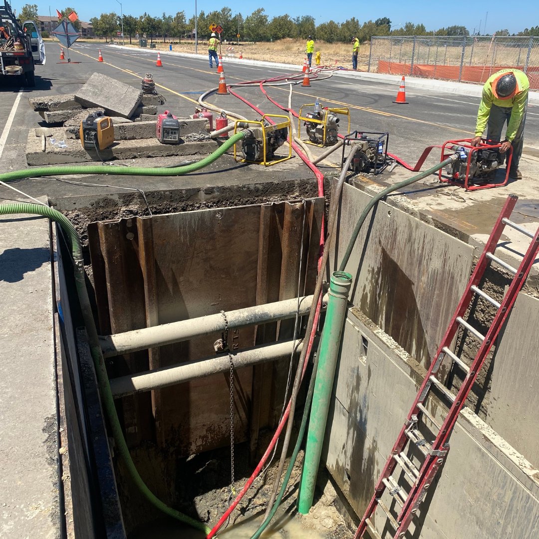 🚧 You guys wanna hear a construction joke? Hold on, I’m working on it...”

Our crews are always ready for the unexpected, including excessive groundwater! We can tackle it all! 💪