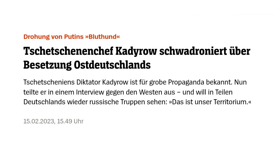 Aurifex's tweet photo. Die Freunde💀 des #RussenTerror-s im deutschen Osten freuen sich schon... 
#Kadyrow https://t.co/MzzCMIdZNa