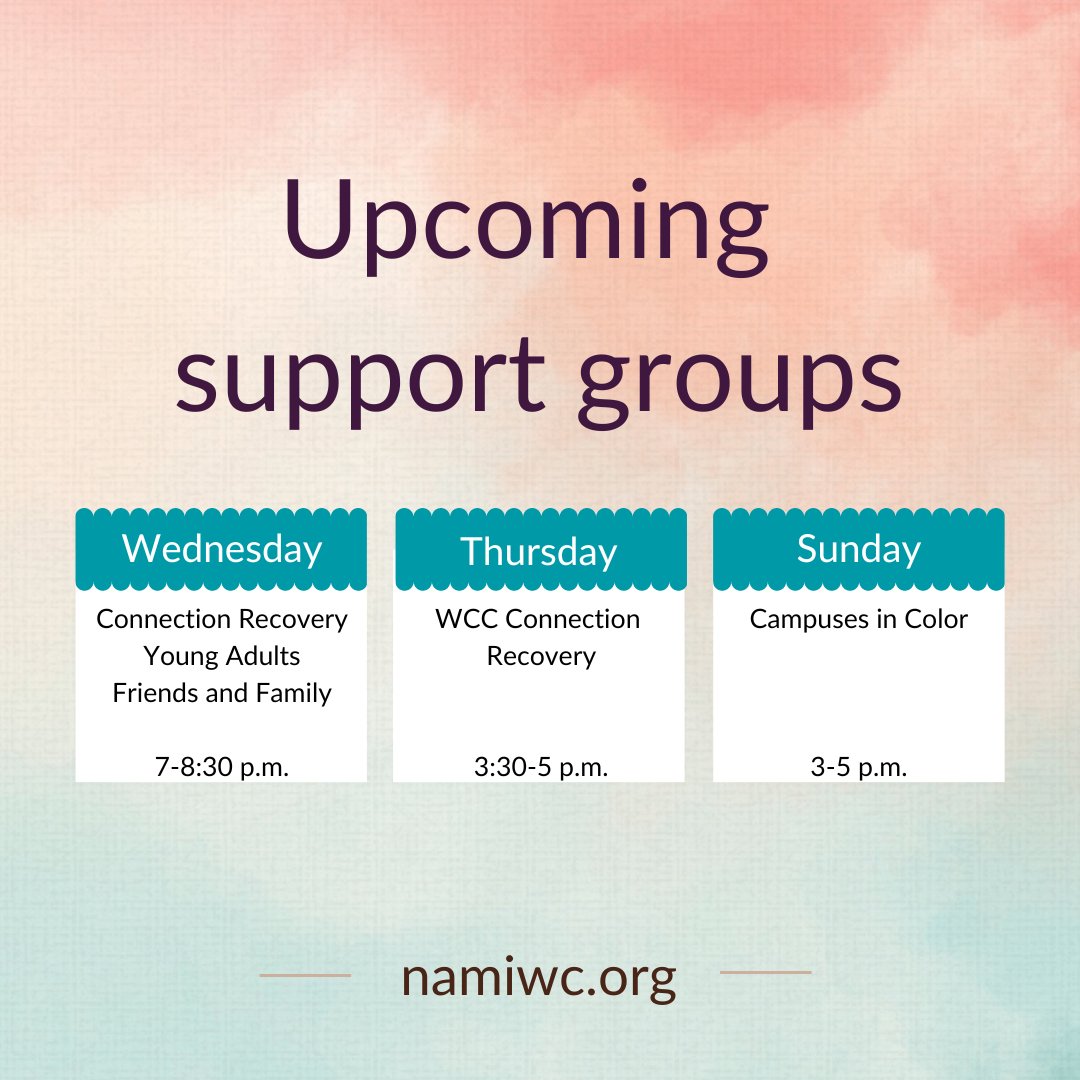 #supportgroups this week. Learn more and register here: namiwc.org/about/mental-h…