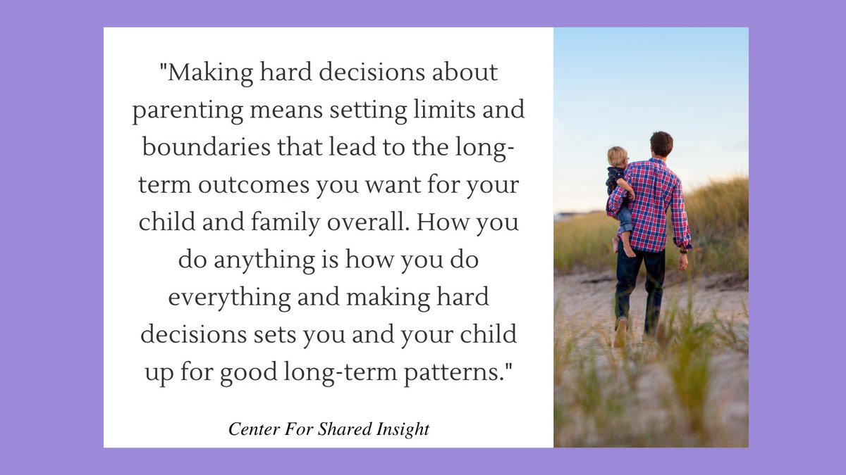 CenterForShared's tweet image. When you find yourself defaulting to a quick fix to keep your child happy, ask yourself what patterns you are creating or messages you are sending if you continue to do this into the future. Learn more about difficult #parenting choices in our blog post: ow.ly/n9PB50MJtpP