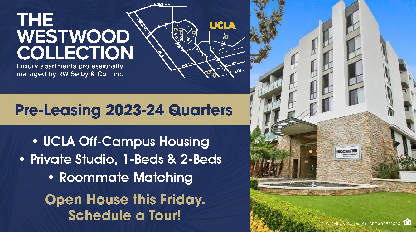 Daily Bruin on Twitter "SPONSORED Looking for somewhere to live? Look