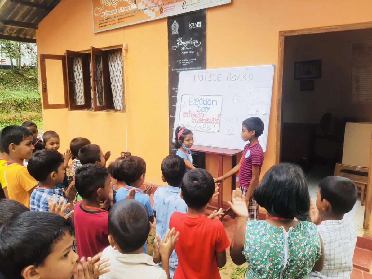WithoutBorderSL's tweet photo. Empowering the next generation through education- teaching kids about elections and voting lays the foundation for informed and engaged citizens who will shape the future of our democracy. ✅
#Elections #Voting #IdeaLab #WBSL #Democracy #ClassLeader https://t.co/4euvyqh0VQ