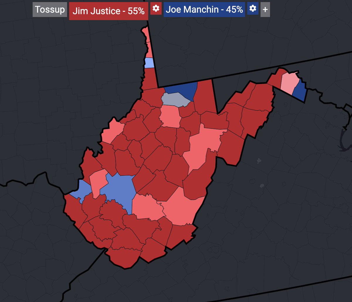 Ethan on Twitter "WV 2024 Senate elections according to the recent polls"