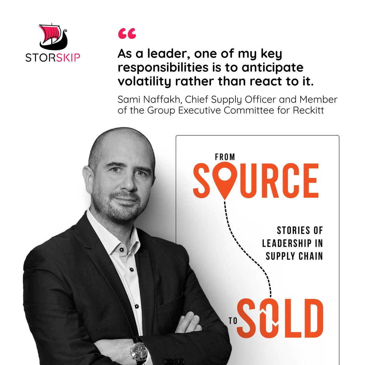 Storskip1's tweet photo. Sami Naffakh is the chief supply officer and a member of the group executive committee for Reckitt. Discover all that goes on behind the scenes to create a successful supply chain with "Source to Sold".
Get your copy today! https://t.co/4SYOdhi4nX
#SourceToSold #SupplyChain #Book https://t.co/TbTYnkBBwQ