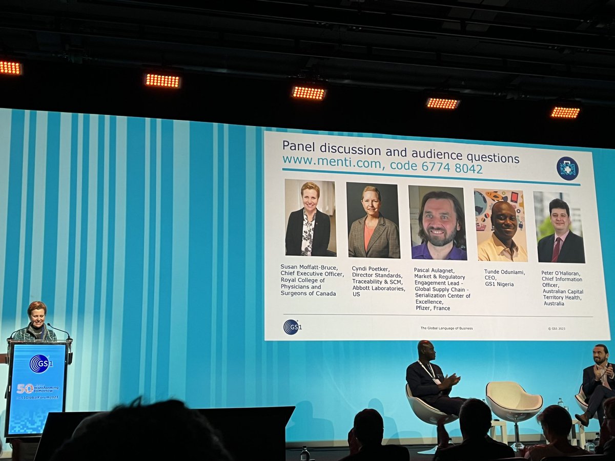 sioduggan_GS1's tweet image. Very important to have the underlying #GS1 standards to respond to regulatory and customer requirements- thank you GS1 for all the training and support, this minimised cost and speed to market says Cindi Poetker @AbbottNews 
 #GS1GlobalForum2023 #serialisation #UDI #FMD