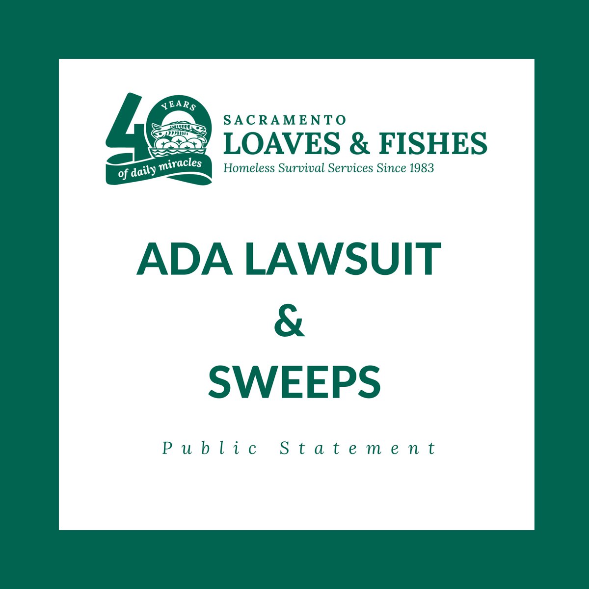 Sacramento Loaves & Fishes tweet media