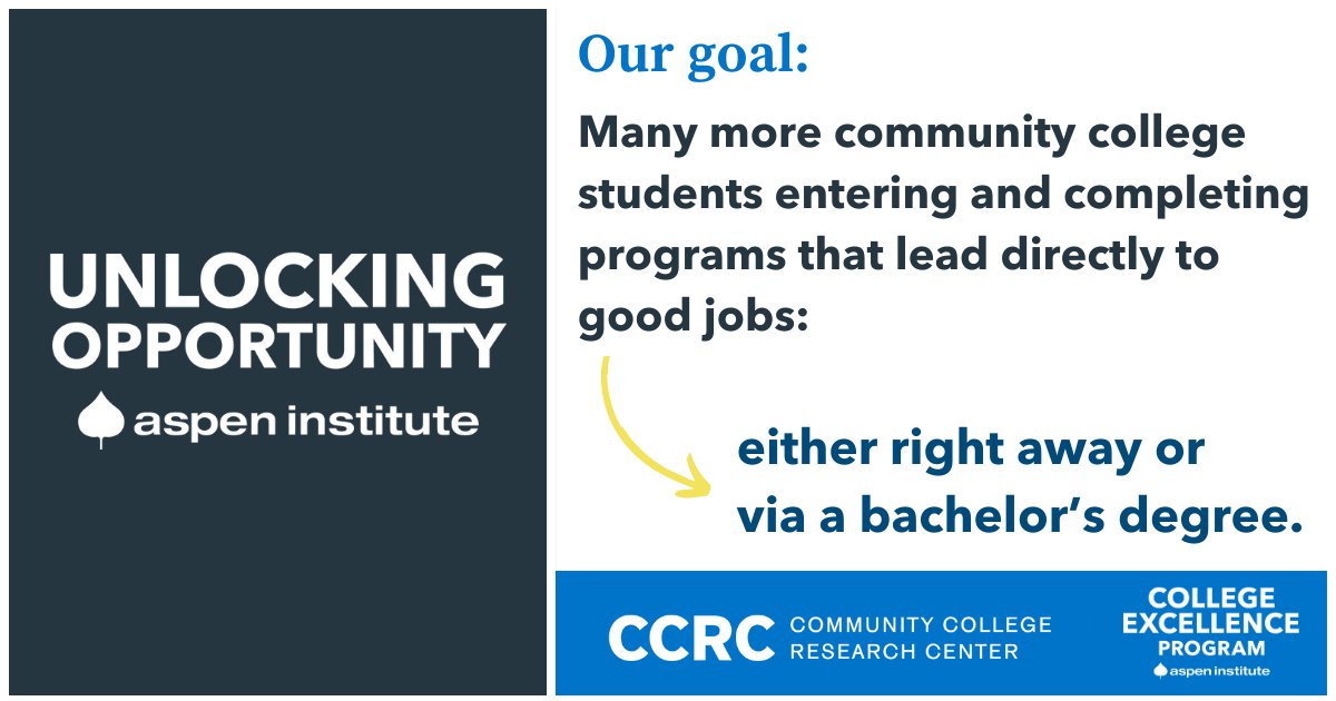 swtc's tweet image. Southwest Tech has been selected as one of the 10 colleges participating in #UnlockingOpportunity! Together with @AspenHigherEd and @CommunityCCRC, we’ll work to increase access to and success in high-value pathways. Learn more: as.pn/unlockingoppor…