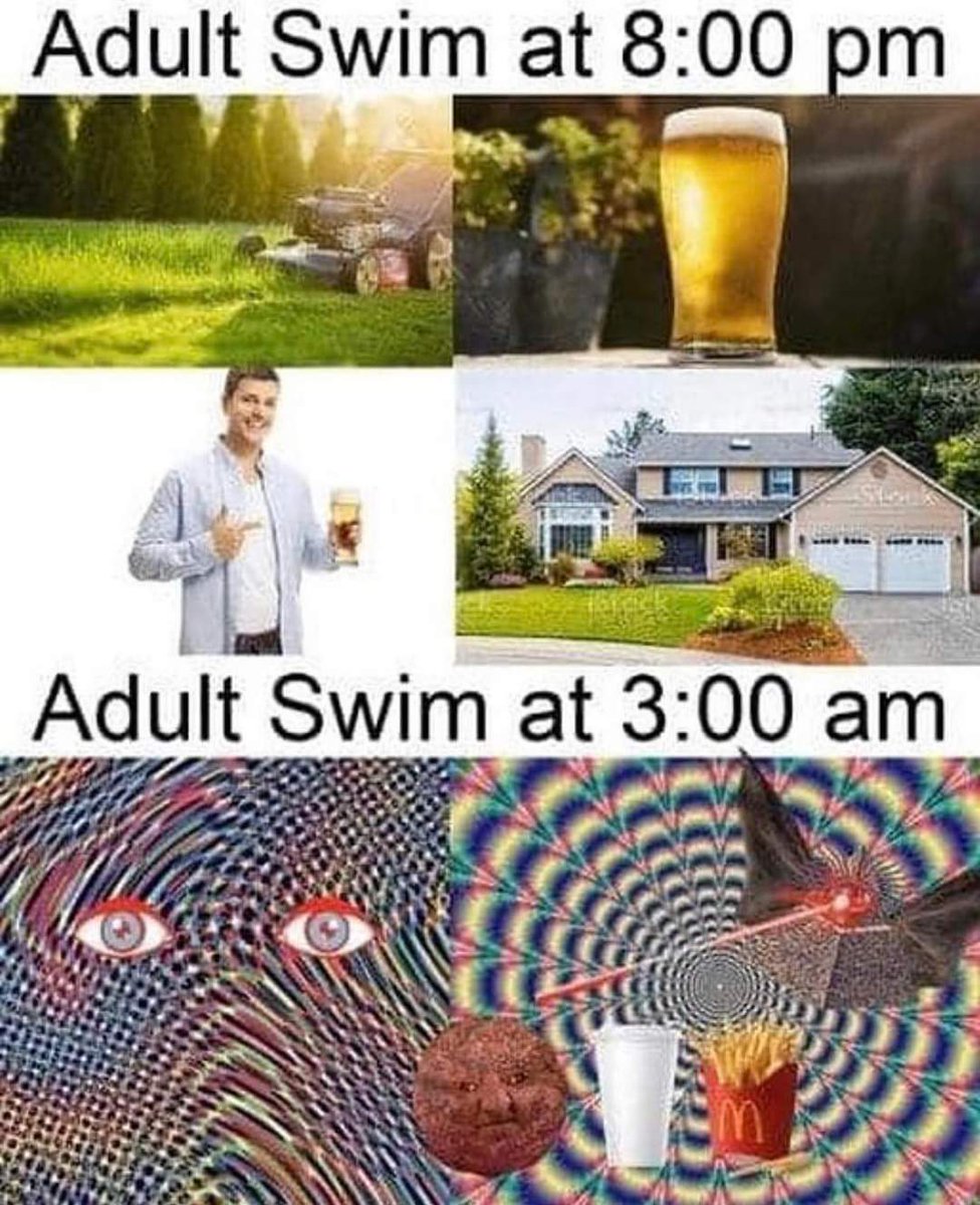 NinjaTank25's tweet image. I don&apos;t know about anyone else, but some of those shows that would come on at 3am were amazing. I find myself still quoting stuff from Xavier: Renegade Angel to this day. #adultswim #xavierrenegadeangel #weirdhumor