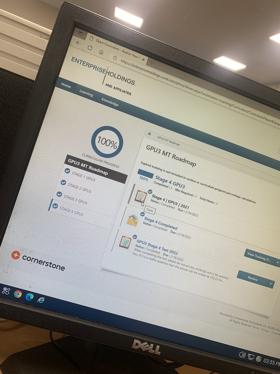Stage 4 completed after 7 months at enterprise 🌟 <a href="/iddon_polly/">Polly Iddon</a>  On to MQI 🔜