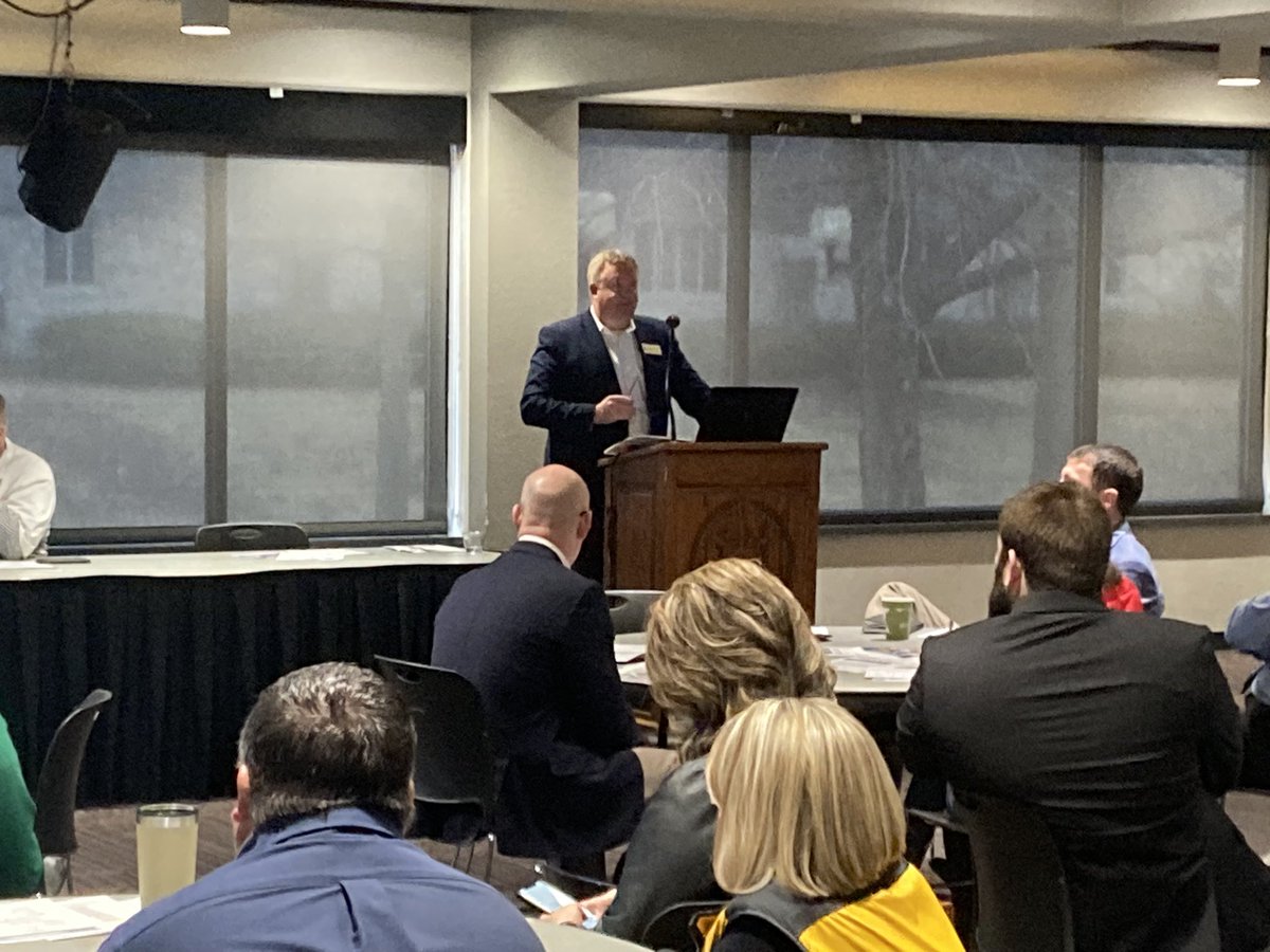 BryanMcDonaldPD's tweet photo. Thanks to @EggersJason for sharing information at the West Central MASA  meeting on the #UCMO campus. #ucmoedlead https://t.co/AsqPyY08zV
