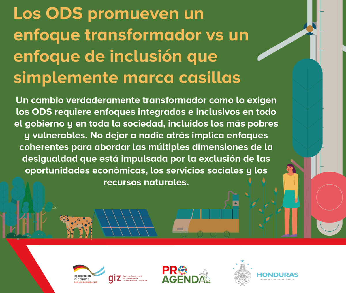 GizHonduras's tweet photo. 📌Alcanzar los  ambiciosos objetivos de la #Agenda2030 no solo requiere más recursos financieros y tecnológicos, sino cambios significativos en la forma en que diseñamos, implementamos y monitoreamos las políticas. 
Conoce más con el #GlosarioProAgenda🇭🇳🇩🇪 👇 https://t.co/o1N5uFzzZE