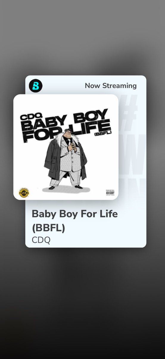 BoomplayNigeria's tweet photo. Hitmaker, Woss Wobi @cdqolowo released a new anthem as he’s the #BabyBoyForLife 🥳

Stream this hit on Boomplay. 👉🏾 https://t.co/f152H8yw1K

#Boomplay #CDQ #NewMusic #HomeOfMusic https://t.co/WoA7BLT6CS