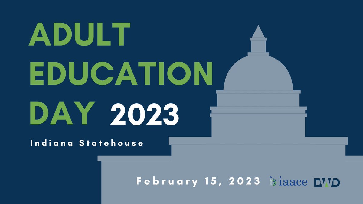 Join us today in celebrating Adult Education Day to share the successes of adult education in Indiana with our state representatives. #AdultEdDay #Adulteducation