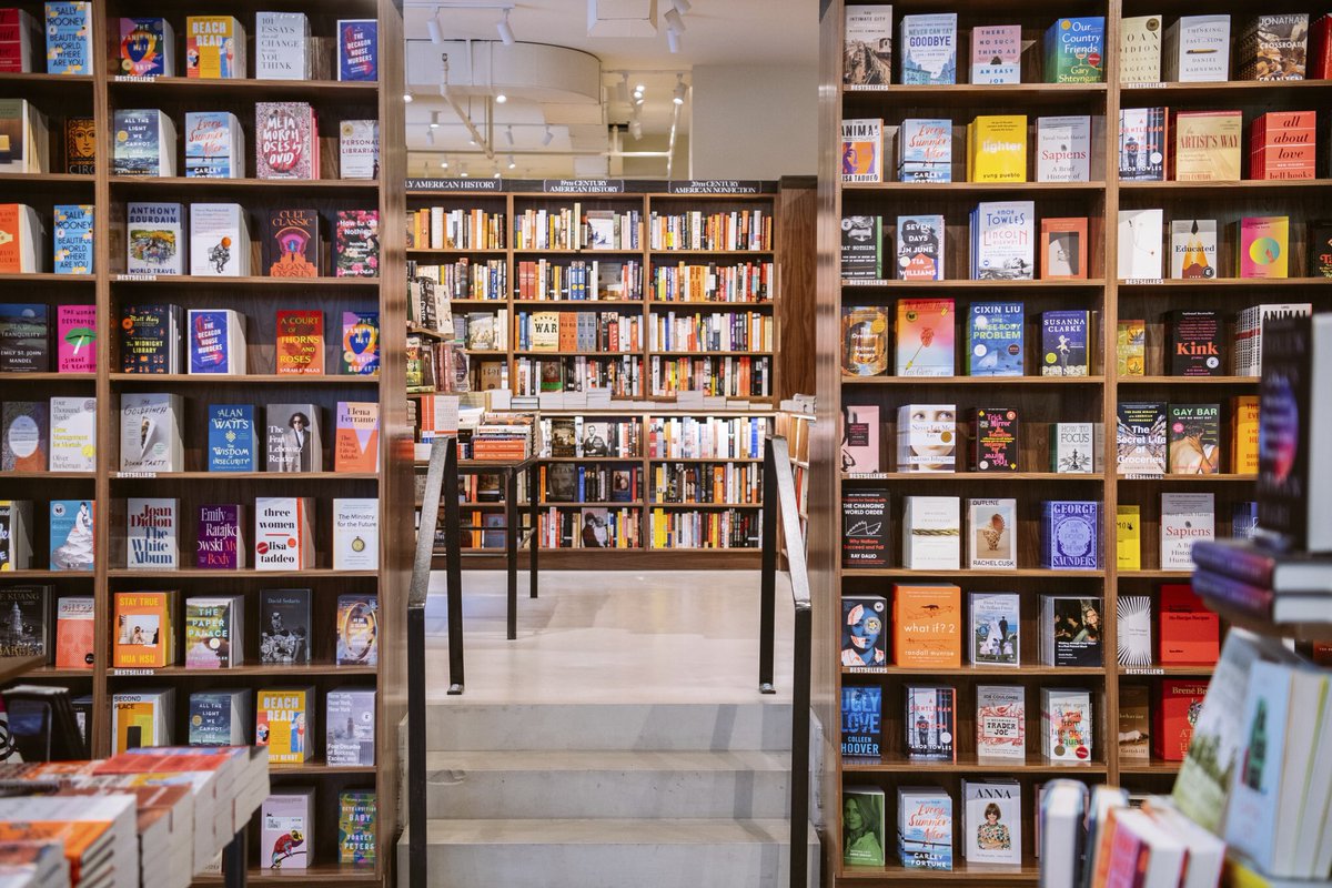 Our bookstore at Rockefeller center fully opens today. This store is our effort to resurrect the lost tradition of grand, midtown bookstores. Please come see it, and tell us what you think.