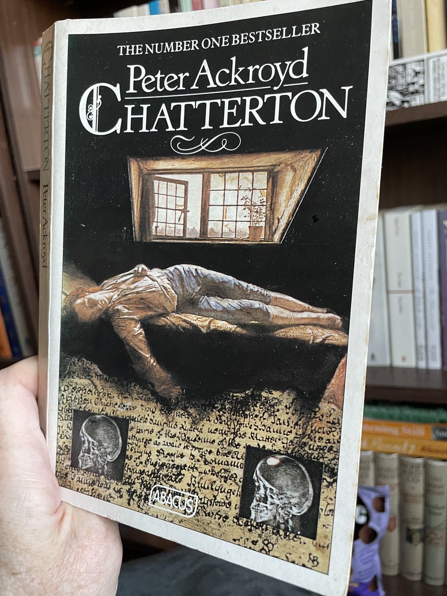 IanCallaway352's tweet photo. “He knew that his real comfort was to be found in #books.” #Chatterton #PeterAckroyd. https://t.co/Bag4klPO29