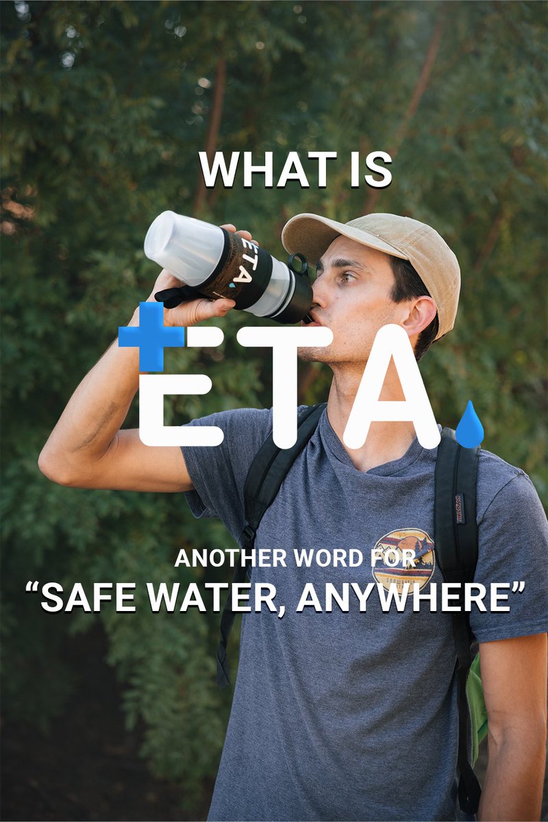 ETALiving's tweet photo. Keep yourself equipped with safe water, anywhere for any emergency, travel or adventure with the ETA Alkaline Water Filter Bottle!
Grab yours today via https://t.co/YWAiWIQXKs.
#TestedandTrusted #ExtremeFiltration #cleanwater #safehydration #waterfilterbottle #emergencyprep https://t.co/ZdURIeeFuZ