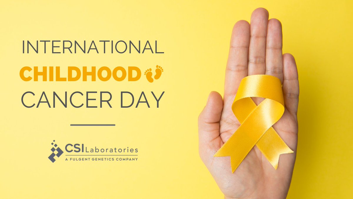 February is #InternationalChildhoodCancerDay, a time in which we join the millions of people around the world in an effort to raise awareness and support children battling cancer. 

#cancerdiagnostic #cancerresearch #cancertesting #cancerlab #cytogenetics #CSILaboratories