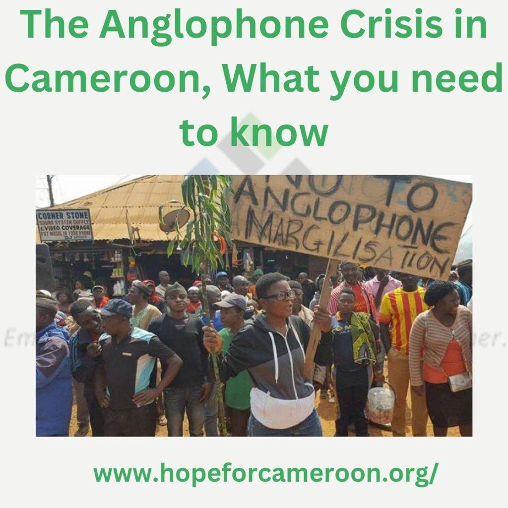 HopeForCameroon's tweet photo. Ever wanted to know more about the Anglophone crisis in Cameroon? How it started and how it has impacted the lives of many in the country? If that is the case we have made this thread for you. 

You can take action and help in many ways:
1. By liking and resharing https://t.co/ebR5WW1Won