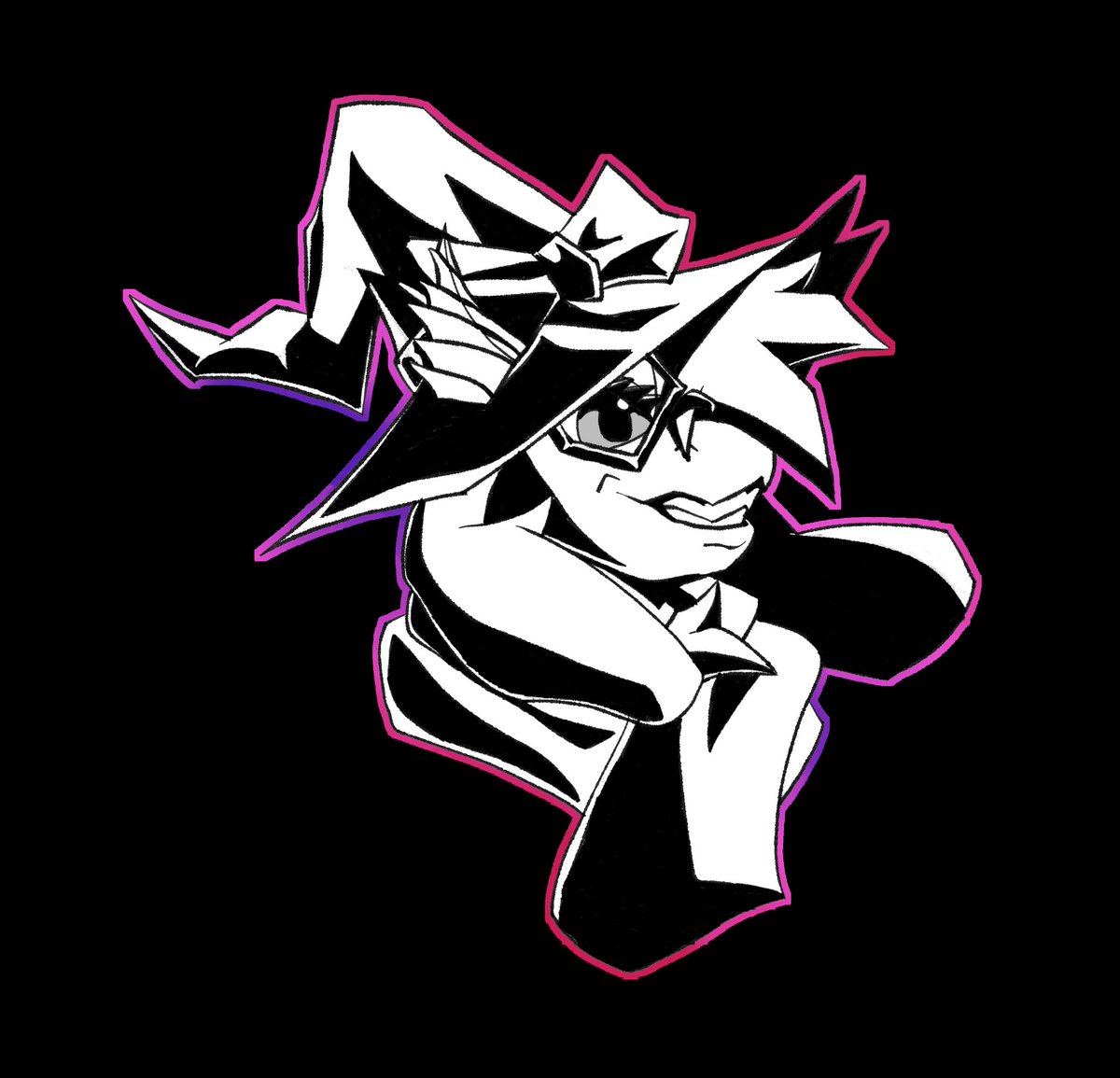 PinkMapleArt's tweet photo. Experimenting with contrast designs, lotta fun making them 
#AsrielDreemurr #Ralsei #DELTARUNE #undertale #art https://t.co/YKfv8dS3AF