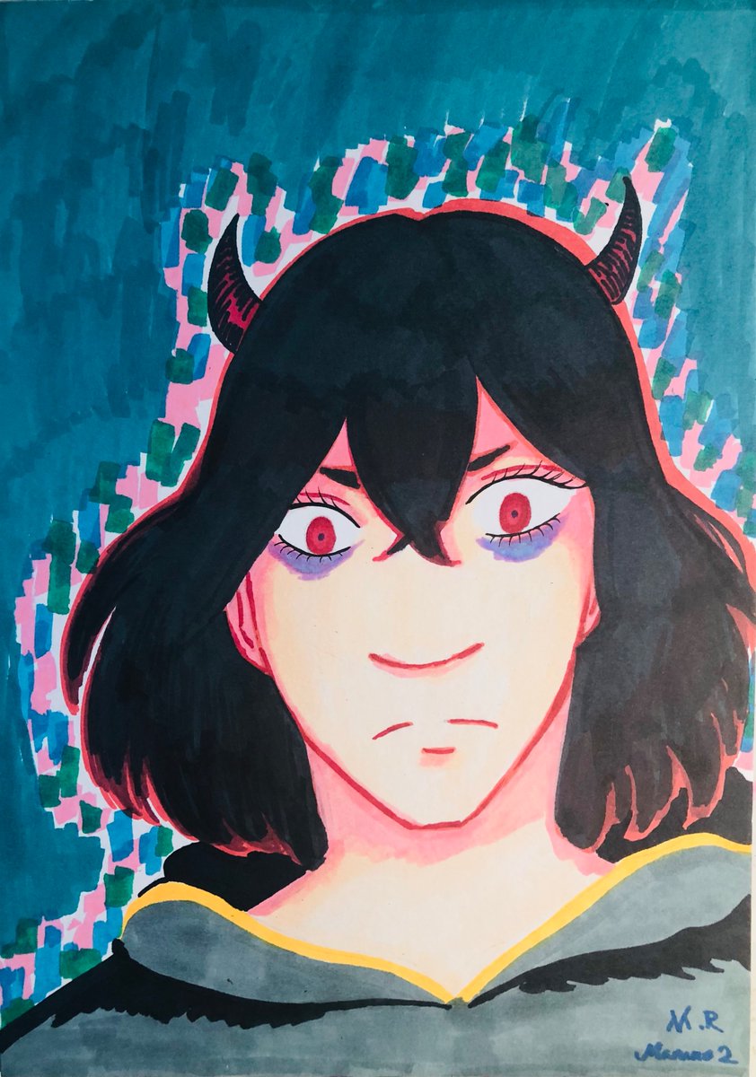 3Marune2's tweet photo. #blackclover #blackclovernero #Blackcloverfanart #nero #copic #drawinmystyle #drawinyoustyle #neroblackclover #fanart https://t.co/EHX961hNbb