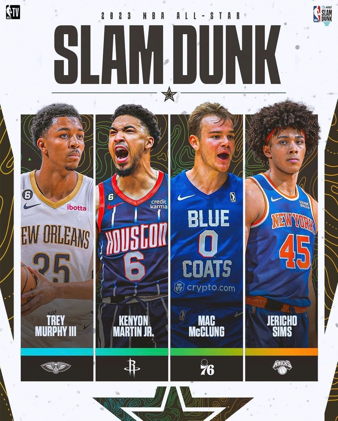 J.E. Skeets on Twitter "2023 Dunk Contest odds Jericho Sims (+150