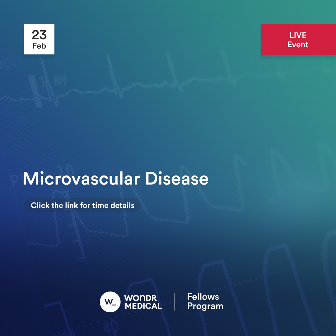 Wondr Medical Events (@wondrevents) on Twitter photo With up to 30% of patients presenting with angina showing MVD, insights into diagnosis & management of MVD is key.
Join us to hear from guest speaker Bruce Samuels on the essentials of MVD.
Click to register now.
bit.ly/3H7JsAy
#PCI #MVD
<a href="/brownc_12/">Christopher Brown</a> <a href="/PSandesara_MD/">Pratik Sandesara MD</a> With up to 30% of patients presenting with angina showing MVD, insights into diagnosis & management of MVD is key.
Join us to hear from guest speaker Bruce Samuels on the essentials of MVD.
Click to register now.
bit.ly/3H7JsAy
#PCI #MVD
<a href="/brownc_12/">Christopher Brown</a> <a href="/PSandesara_MD/">Pratik Sandesara MD</a>