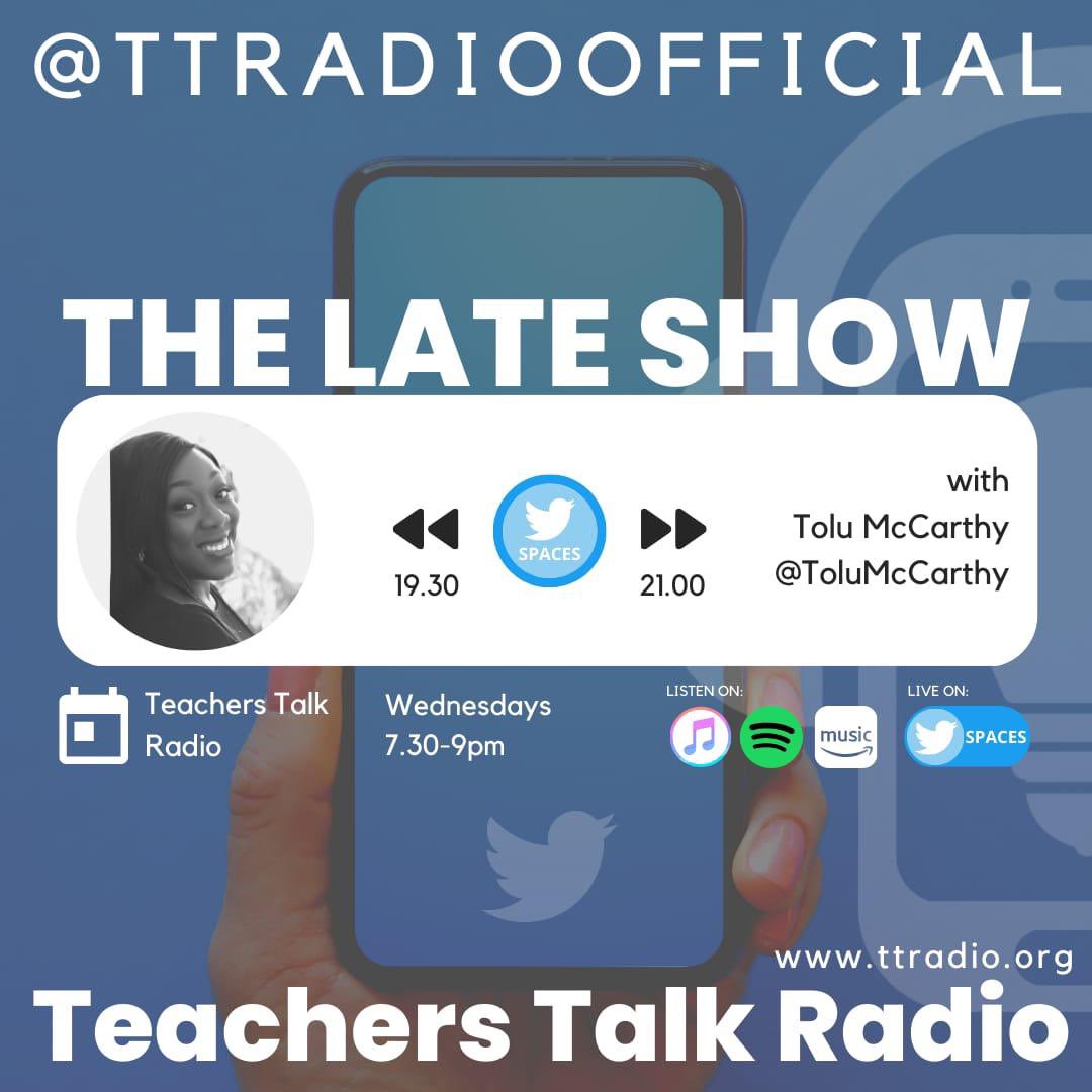 Looking forward with my chat with Tolu today. Thanks for the invite <a href="/ToluMcCarthy/">Tolu McCarthy</a>