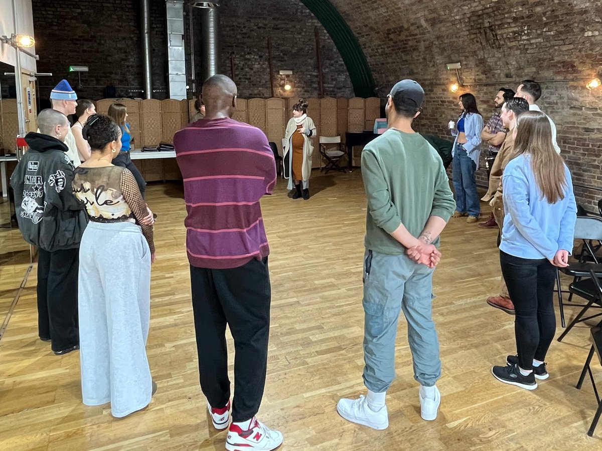 It's the first day of #CakeMusical rehearsals and we're off to a tasty start! 🍰