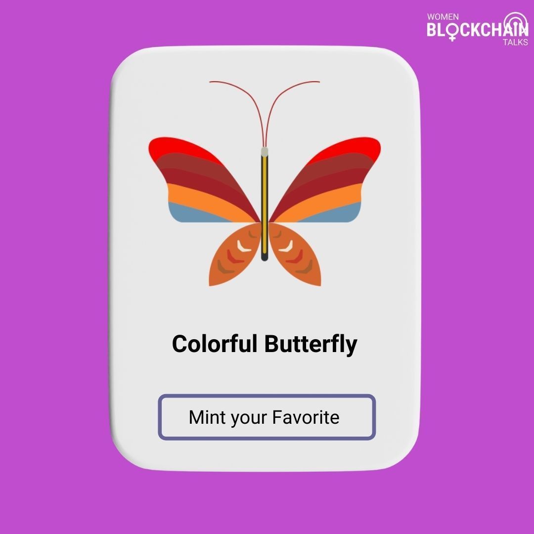 WiBTalks's tweet photo. It's butterfly Wednesday, and it's your chance to collect and add colorful butterflies to your NFT collection to support women in the NFT space!

Get yours here:https://t.co/KjQmRbCy0j 

#nfts #web3 #metaverse #blockhchain #butterflywednesday https://t.co/KXn1Mr2IOA