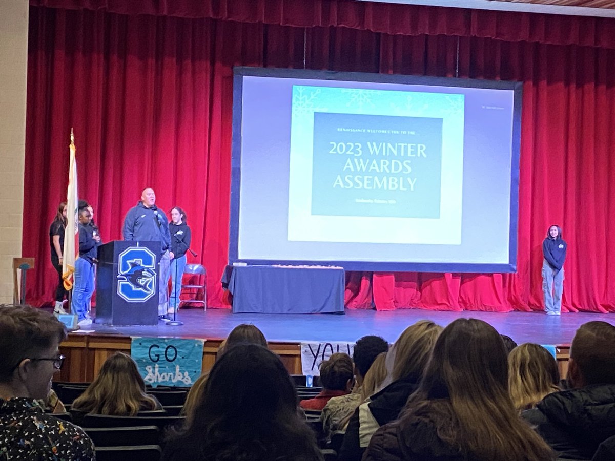 Great morning to recognize our outstanding Sharks! Thank you Renaissance!⁦<a href="/kennytorres3/">Dr. Kenny Torres</a>⁩ ⁦<a href="/Renaissance_SHS/">Santiago Renaissance</a>⁩