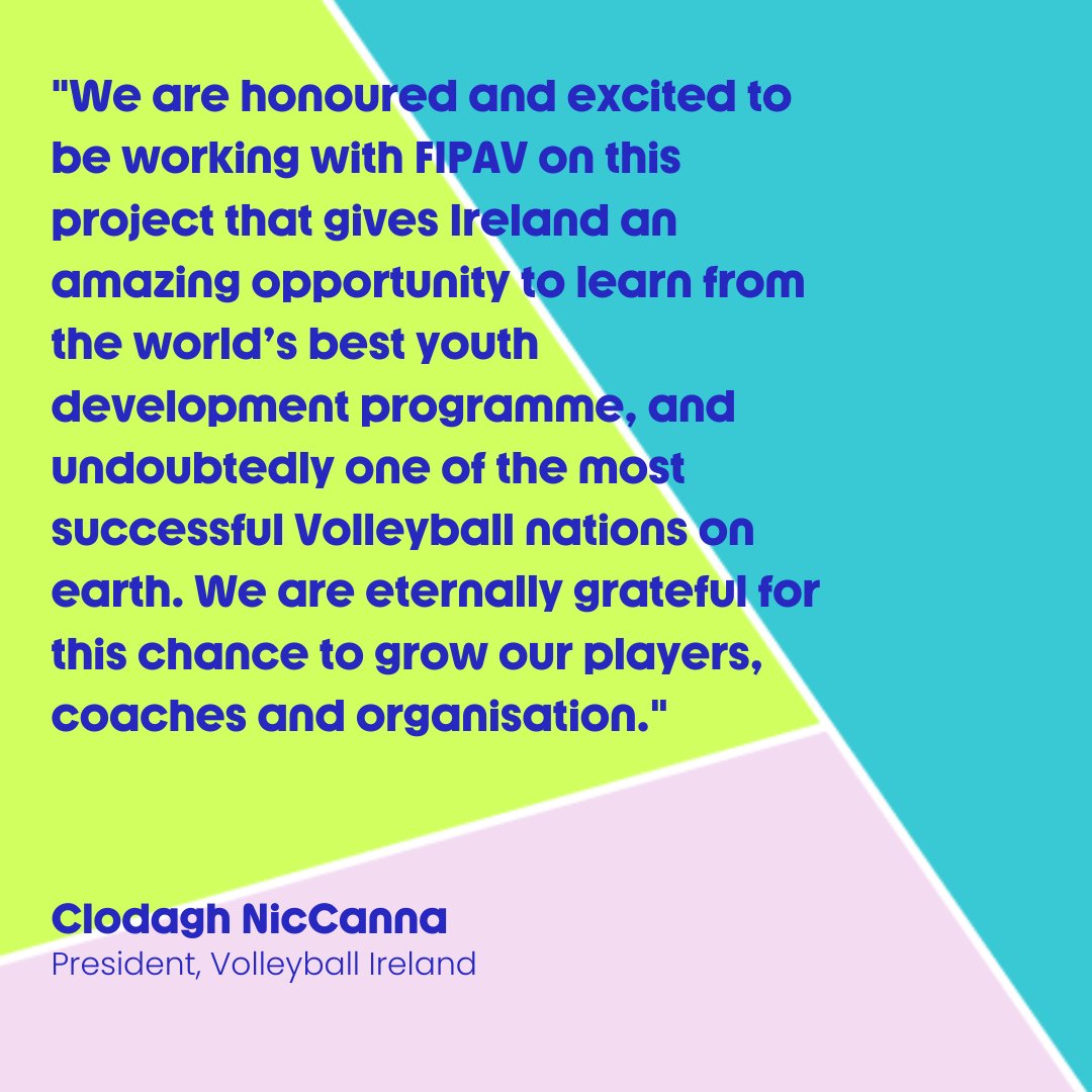 Big News: Ireland &amp; Italy Sign Historic Agreement!!

Supported by the CEV, this exciting project will focus on player development, coach education &amp; knowledge transfer programmes, to aid Volleyball Ireland's continued growth &amp; ambition. 

Read More > ow.ly/U3Ao50MTa0K