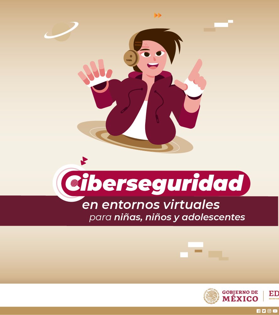 aprende_mx's tweet photo. ¡Aprende a cuidar tu información y la de tus alumnos en #Internet! 🔐🌐

No te pierdas el #webinar «Ciberseguridad en entornos virtuales para NNA». Invita la Guardia Nacional y la Dirección General @aprende_mx.

🗓️ Mañana.
⏰ 04:30 p. m.
🔗https://t.co/dSVkjmHJeA https://t.co/svf0o9KAUC