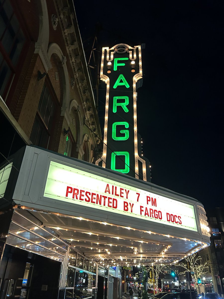 fargodocs's tweet photo. A huge thank you to everyone who came out to Fargo Docs last week to see Ailey! Our next film is on March 8th, and we'll be featuring Cow, a close-up portrait of the daily lives of two cows. Tickets go on sale next week - check back for the link! https://t.co/lvGBQQs0Y8