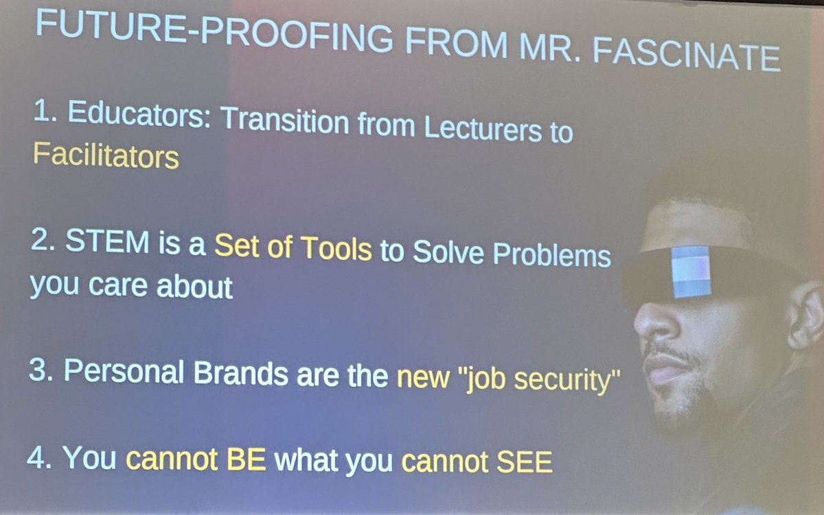 wmweadock's tweet photo. Future-proof our classrooms! Show the future to be the future! @FascinateSci #OETC23 #hcsdinnovate https://t.co/PJhmLI8npX